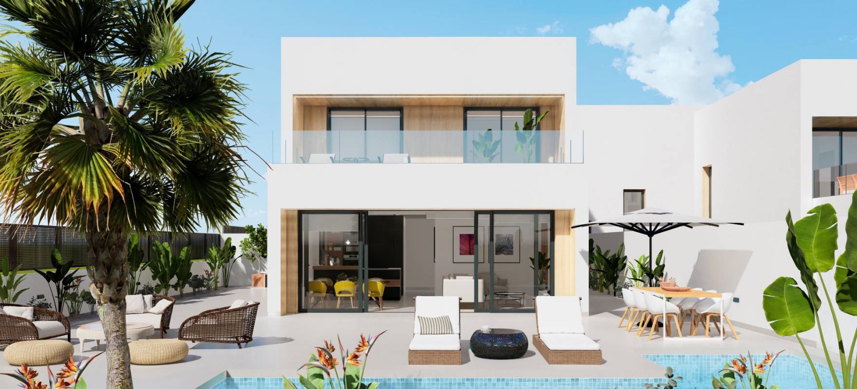 Nueva construcción  - Villa / Semi separado - Aguilas - Sur